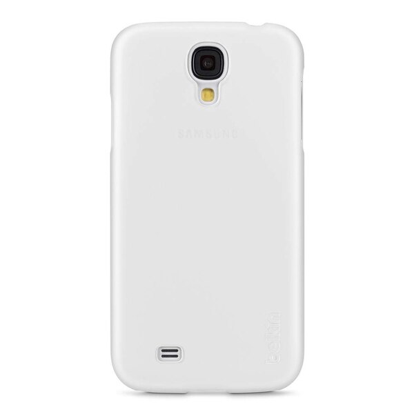 Husa pastic Samsung Galaxy S4 - Belkin, alb, semitransparent