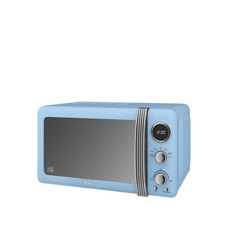 Cuptor cu microunde Swan SM22030BLN, Functie de dezghetare, Putere 800W, Capacitate 20L, Digital