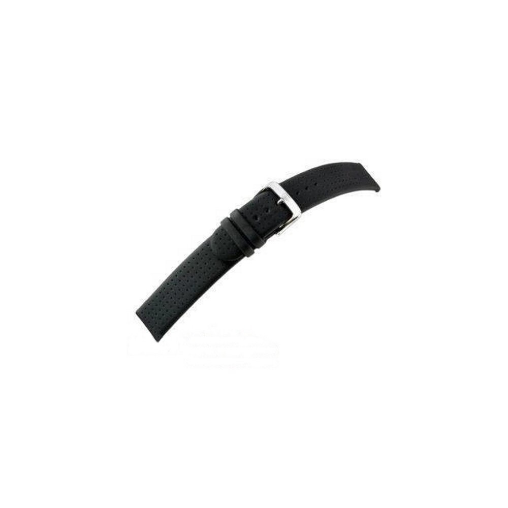 Curea de ceas Di-Modell Design Wapro 1325-10222, 22mm, Negru, catarama argintie