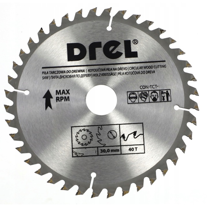 Disc vidia cu aripioare pentru motocositoare, 230x25, 4x40T