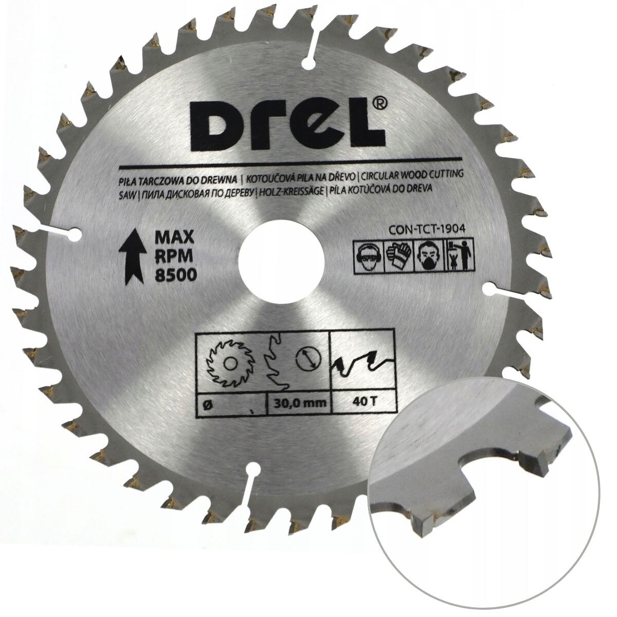 Disc vidia cu aripioare pentru motocositoare, 230x25, 4x40T - eMAG.ro