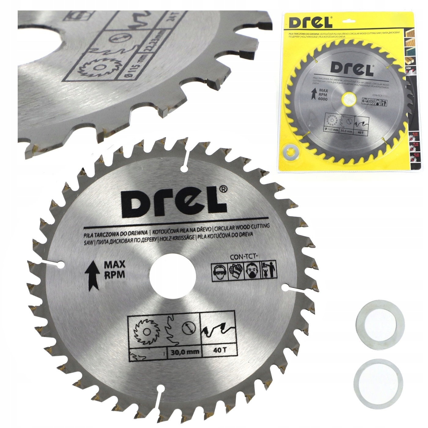 Disc vidia cu aripioare pentru motocositoare, 230x25, 4x40T - eMAG.ro