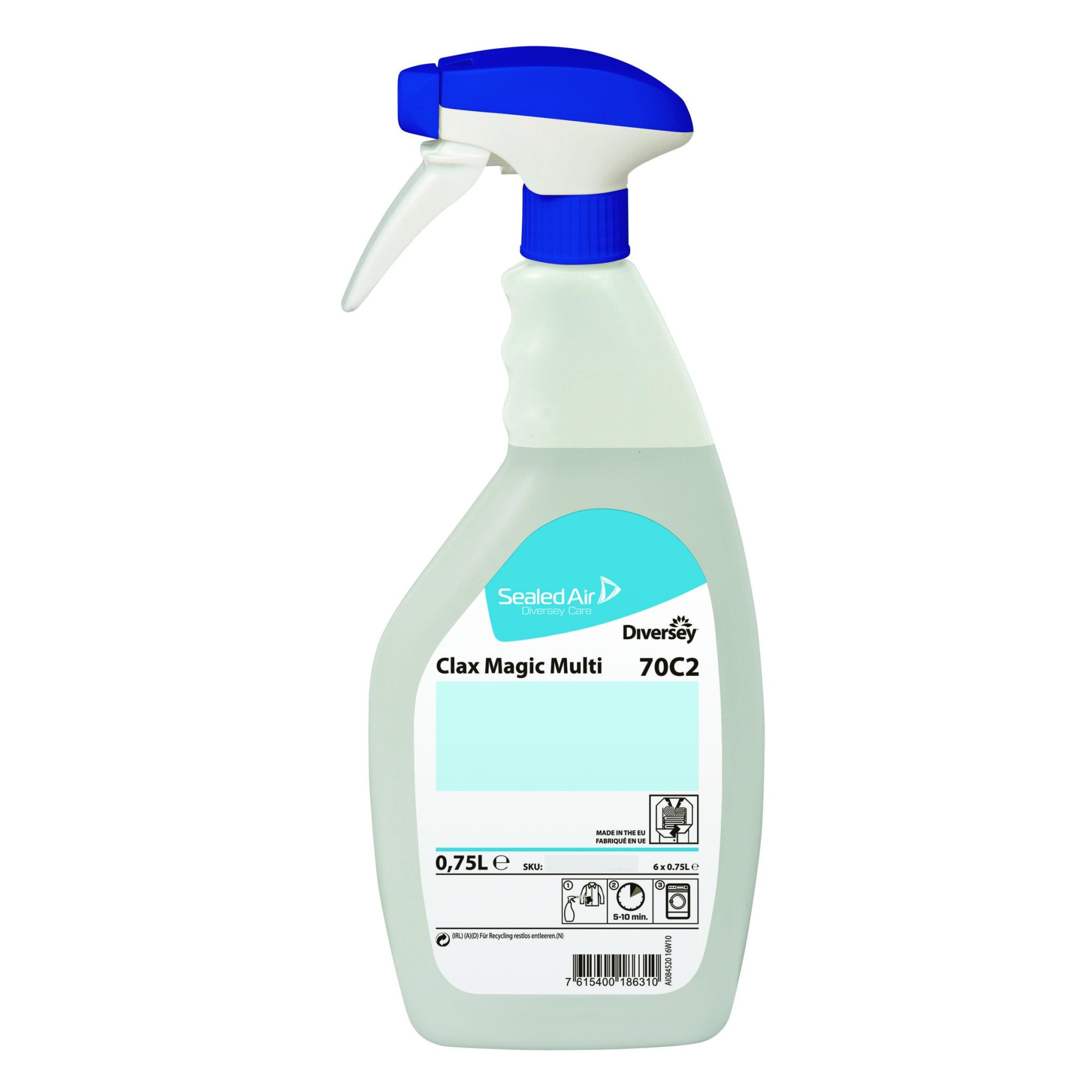 Solutie pentru indepartarea petelor de machiaj Clax Magic Multi 750ml