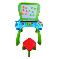 tabla de scris mini birou cu scaun cifre si litere magnetice carioci si burete de sters semne de calcul si punctuatie multicolor imagen 57_0_
0