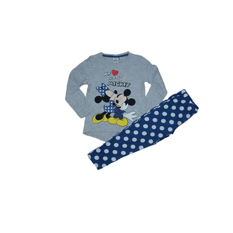 Pijama fetite Sun City Minnie Mouse HQ2000, Gri, 116