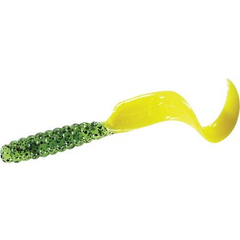 Twister Mister Twister Vierme 10cm Lime Black/Yellow 5Buc/plic Twister Mister Twister Vierme 10cm Lime Black/Yellow 5Buc/plic