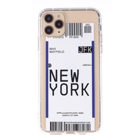 husa iphone 11 pro - silicon tpu imprimeu bilet avion new york imagen 8_0_
0