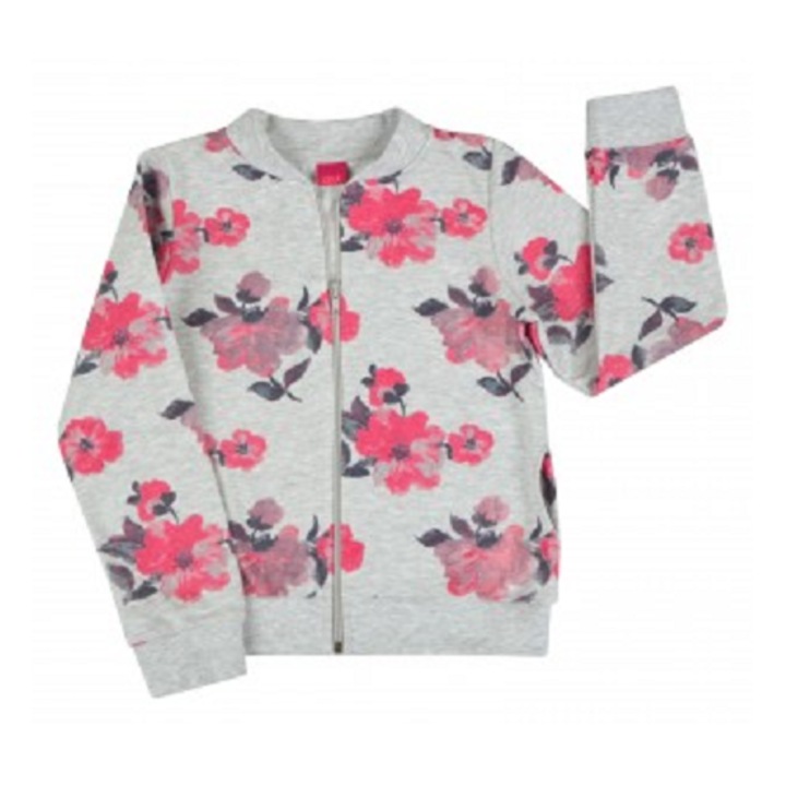 Hanorac cu maneca lunga pentru fete Atut A-7662G-140, Gri 11628