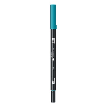Marker Tombow ABT Dual Brush Pen 443 - turquoise Marker Tombow ABT Dual Brush Pen 443 - turquoise