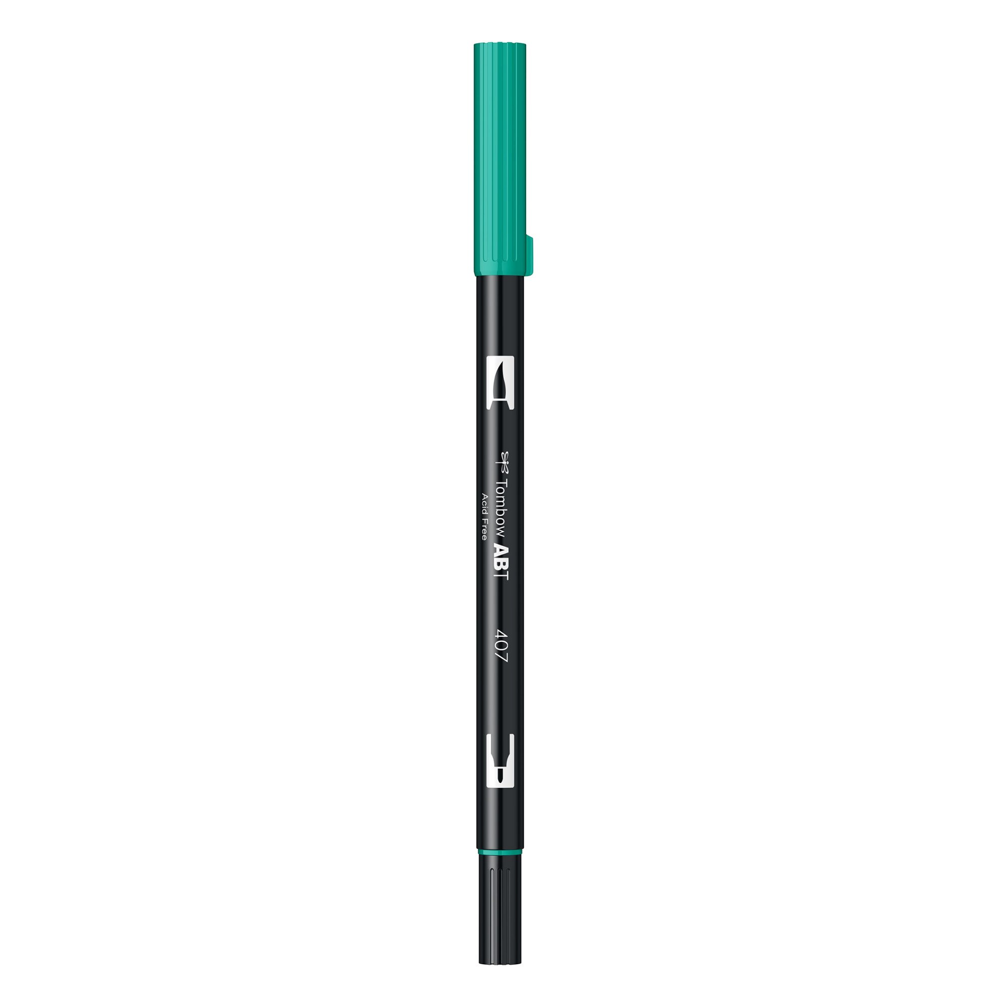 Marker Tombow ABT Dual Brush Pen 407 - tiki teal