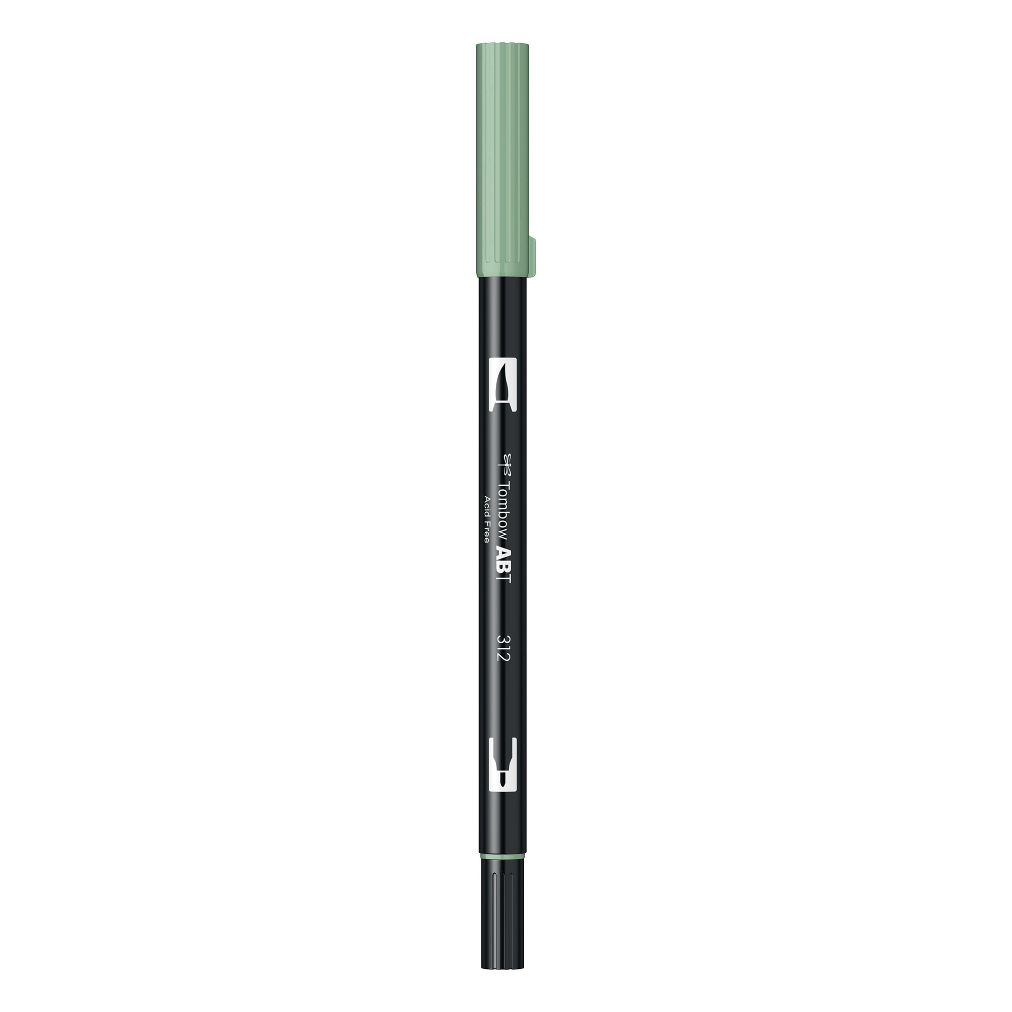 Marker Tombow ABT Dual Brush Pen 312 - holly green