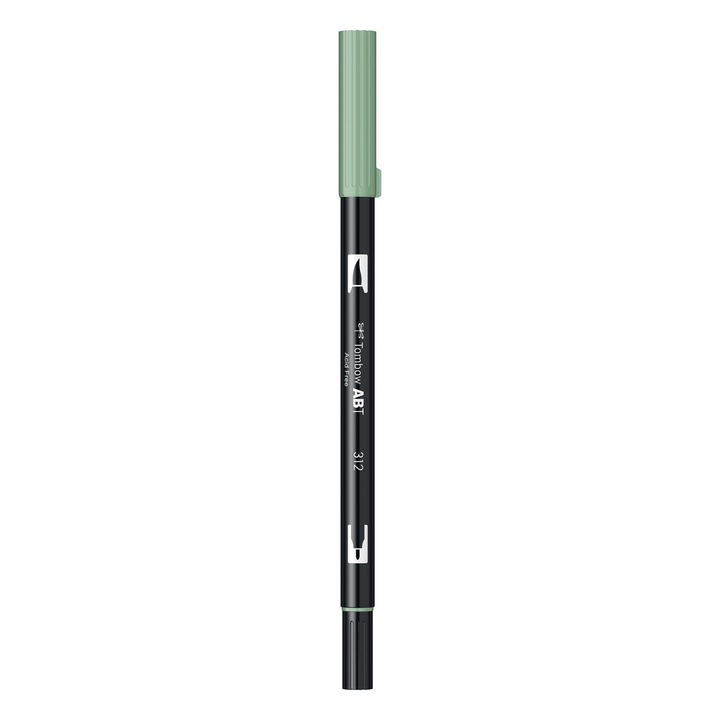Marker Tombow ABT Dual Brush Pen 312 - holly green