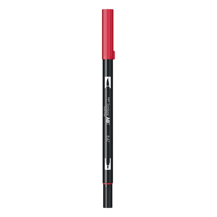 Marker Tombow ABT Dual Brush Pen 847 - crimson