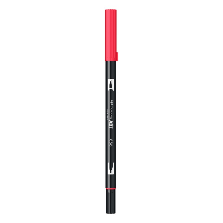 Marker Tombow ABT Dual Brush Pen 856 - chinese red