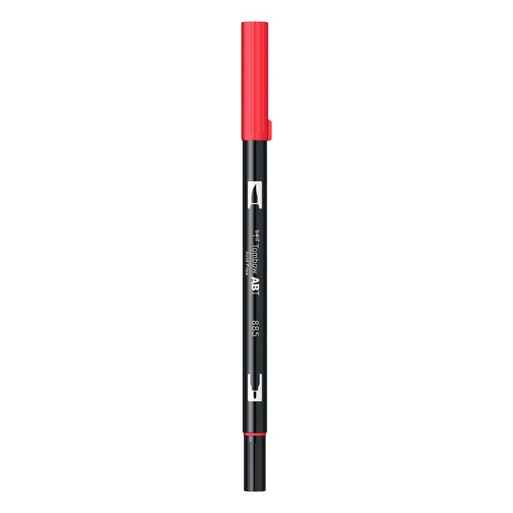 Marker Tombow ABT Dual Brush Pen 885 - warm red