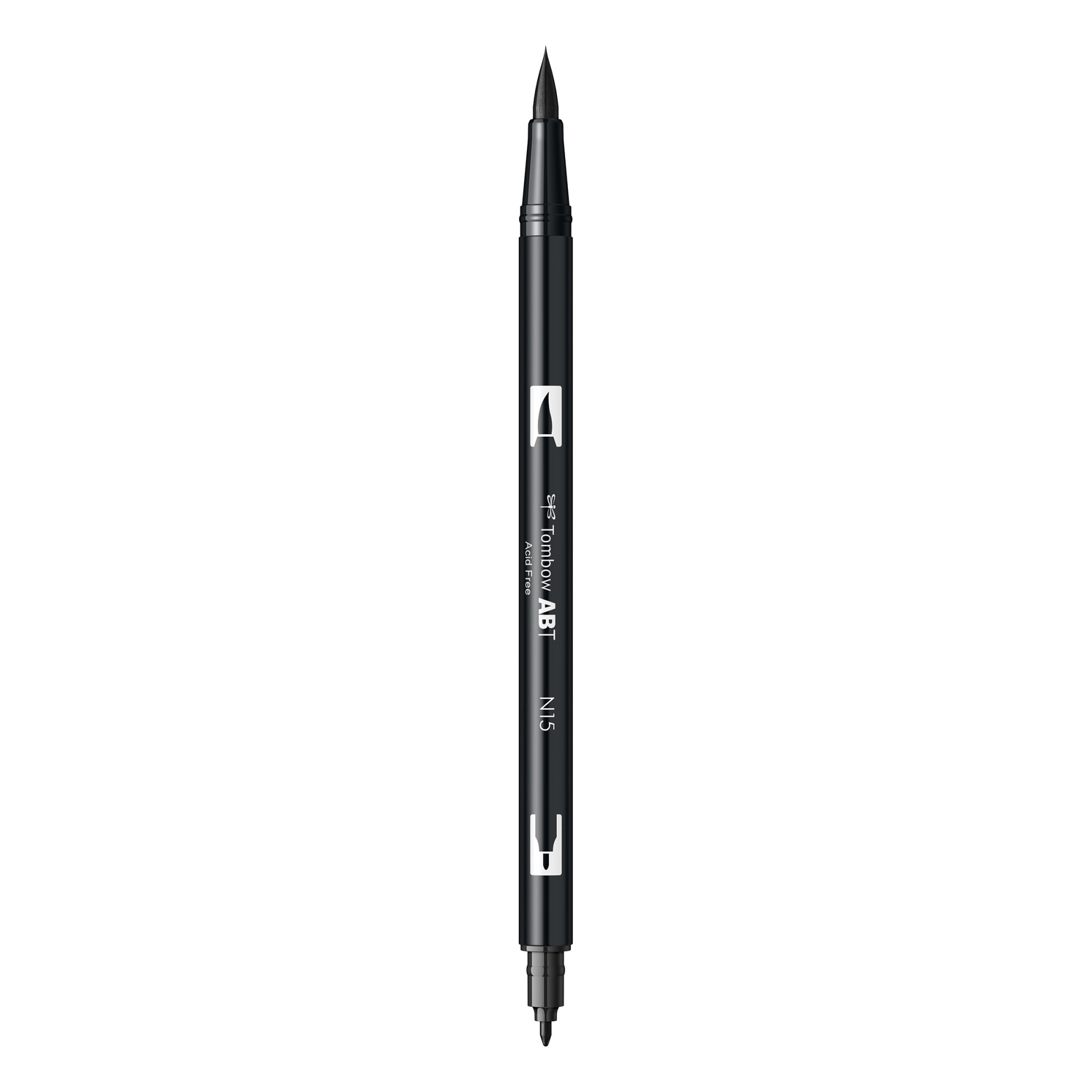 TOMBOW Pennarello Tombow ABT Dual Brush N15 Black - PagineGialle