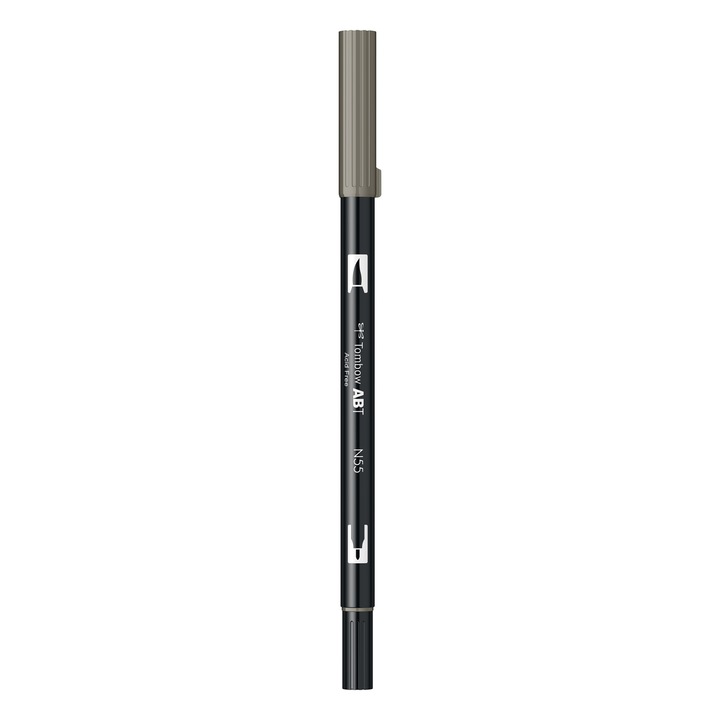 Marker Tombow ABT Dual Brush Pen N55 - cool grey 7