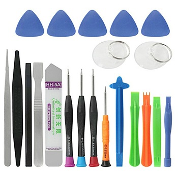 Set de reparatie telefoane 21 in 1 surubelnita, set instrumente de reparare pentru telefon, pentru Iphone, Multicolor, BBL1254 Set de reparatie telefoane 21 in 1 surubelnita, set instrumente de reparare pentru telefon, pentru Iphone, Multicolor, BBL1254