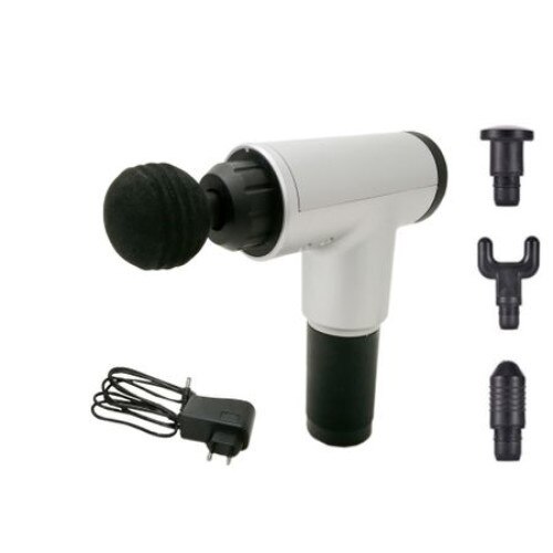 Dispozitiv de masaj puternic, 6 trepte de intensitate, masaj viguros pentru dureri musculare, slabire , anticelulitic, Negru/Gri, Urban Trends ®