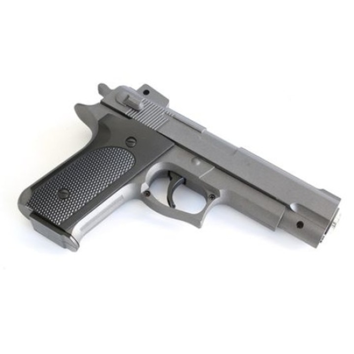 Пистолет Airsoft SLS Perfect - Metallic, Colts K33, 200 куршума, Калибър 6 мм, Керамика
