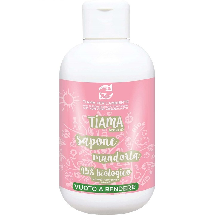 Течен сапун с бадеми 300мл Tiama