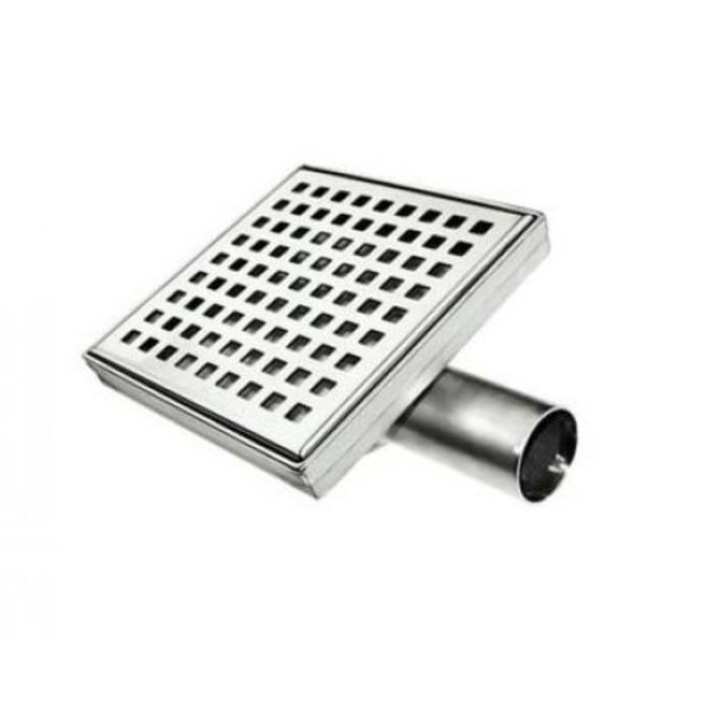 Rigola dus patrata din inox 304 Quadrat-Gehler 130 x130 mm