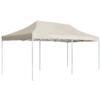 Cort evenimente/petrecere, vidaXL, Aliaj aluminiu, 6 x 3 m, Crem Cort evenimente/petrecere, vidaXL, Aliaj aluminiu, 6 x 3 m, Crem