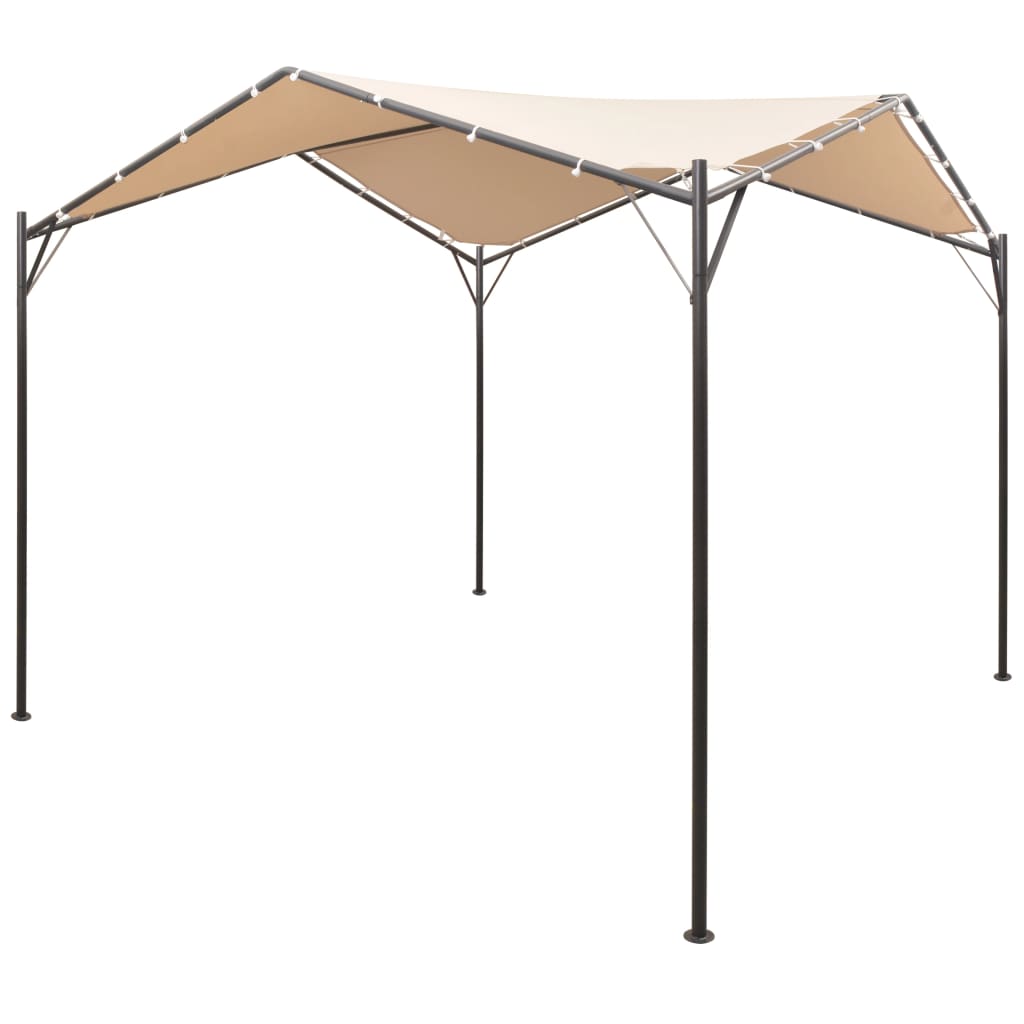 Foisor pavilion, cort, baldachin, 3x3 m otel, bej 43168
