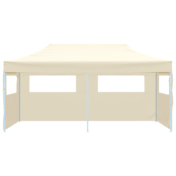 Cort de petrecere pliabil pop-up vidaXL, crem, 3 x 6 m, 29.5 kg