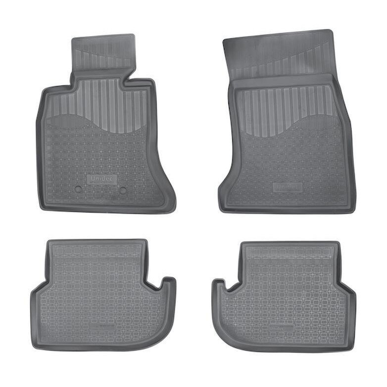 Set 4 presuri ART stil tavita dedicate BMW Seria 5 facelift F10/F11 an 2013-2017 din cauciuc antiaderent negru