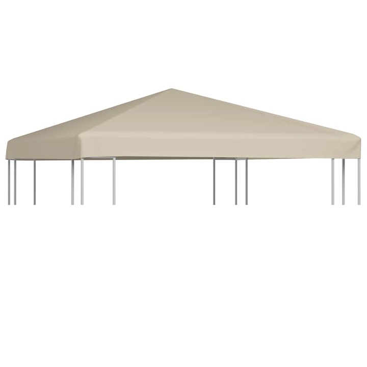 Acoperis de pavilion vidaXL, bej, 3 x 3 m, 310 g/m², 3.5 kg