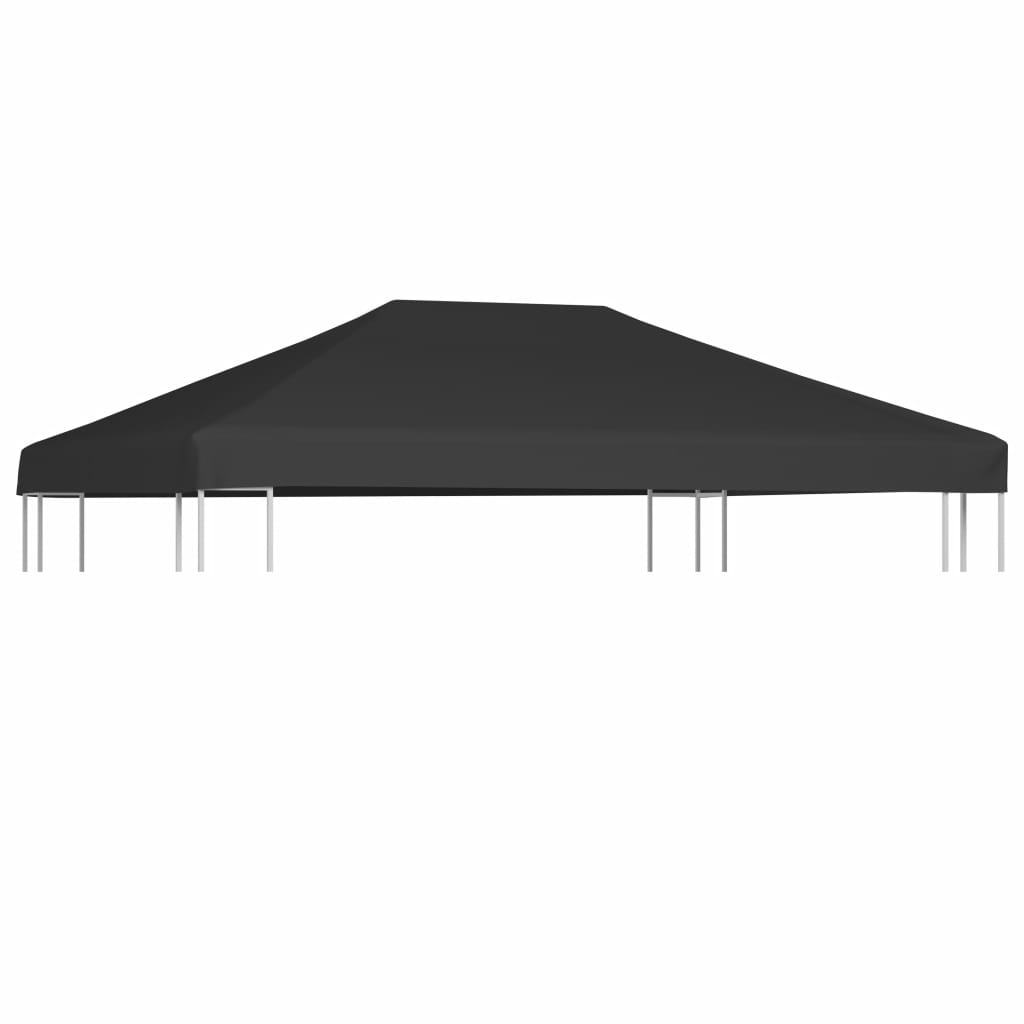 Copertina acoperis pavilion de petrecere, vidaXL, Poliester, 4 x 3 m, 310g/m2, Gri