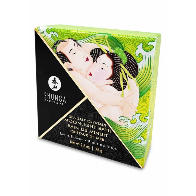 Sare de baie cu cristale orientale - Floare de lotus Shunga 75 gr.