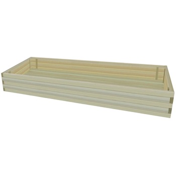 Jardiniera de legume si flori, vidaXL, Pin tratat FSC, 197 x 100 x 28 cm, Maro Jardiniera de legume si flori, vidaXL, Pin tratat FSC, 197 x 100 x 28 cm, Maro