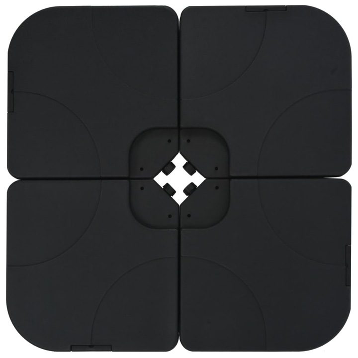 Baza de umbrela portabila umpluta cu nisip / apa, 60l