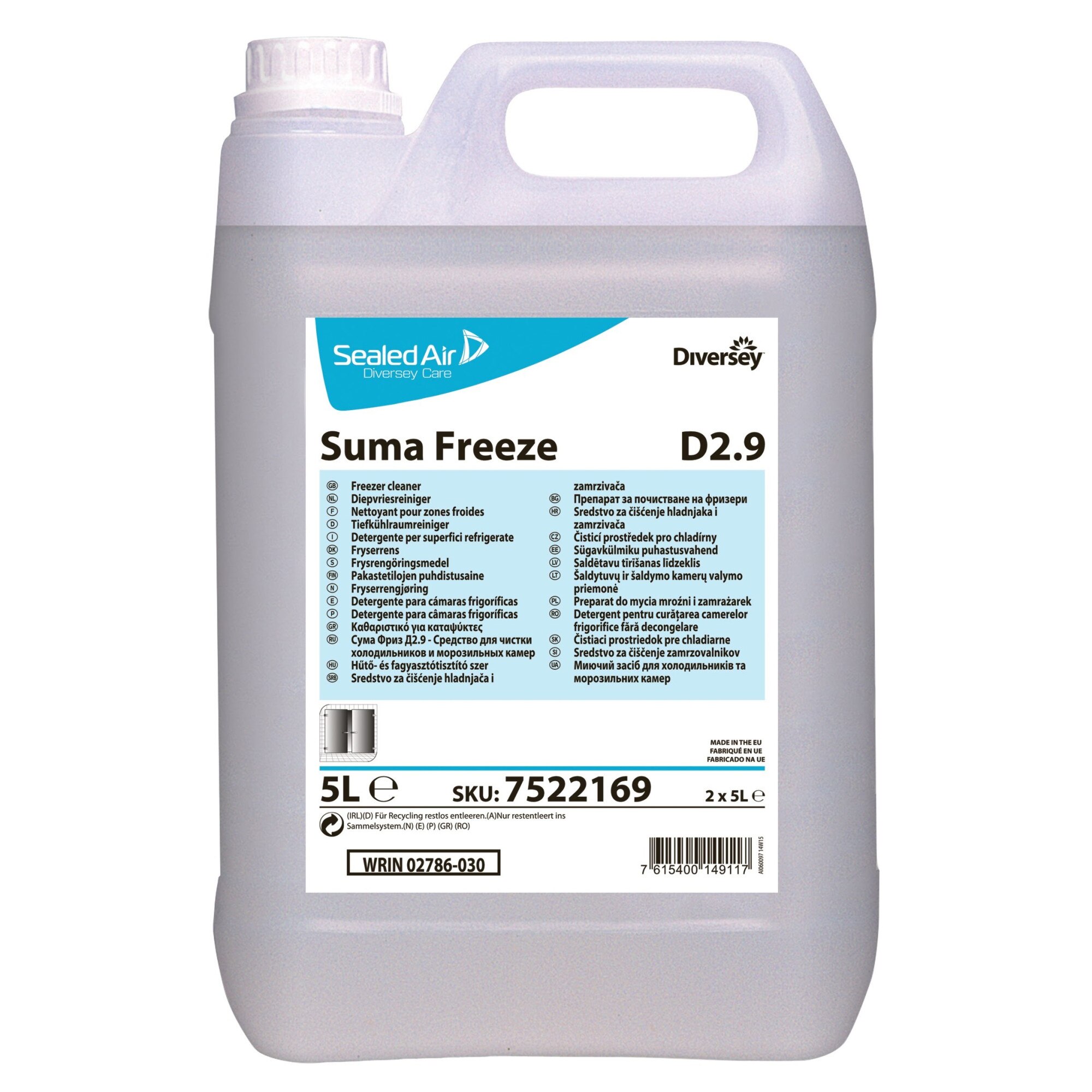 Solutie gata de utilizare pentru camere frigorifice si congelatoare Suma Freeze D2.9 5L