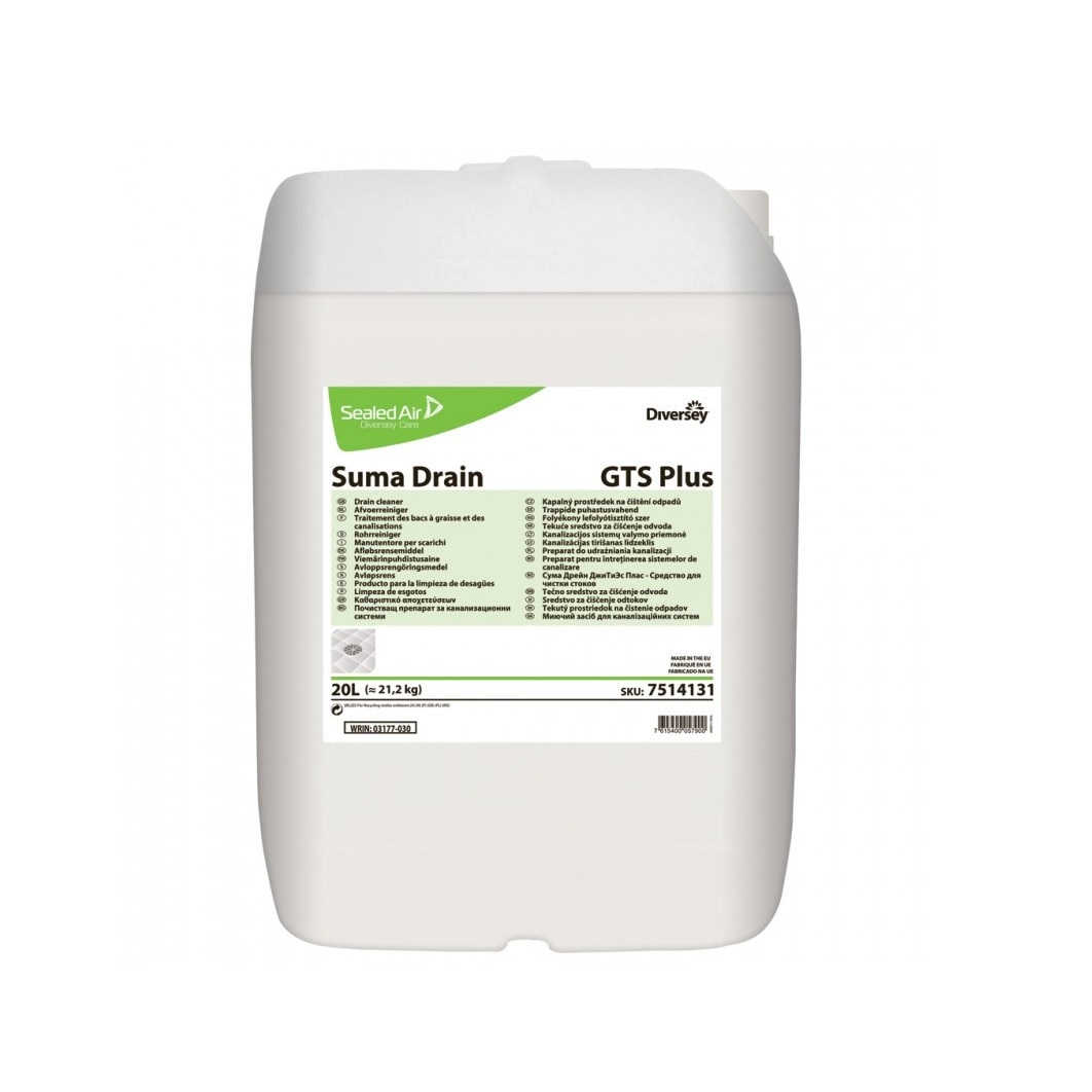 Preparat pentru intretinerea sistemelor de canalizare Suma Drain GTS Plus 20L