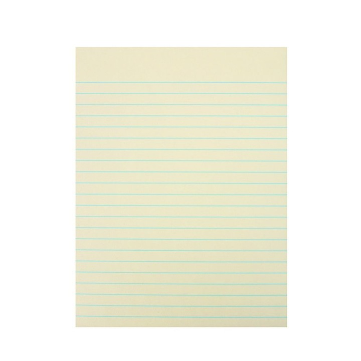 Залепващи бележки Donau Dictando, 150x230 mm, 50 листа/комплект, 75 g/m², жълт цвят