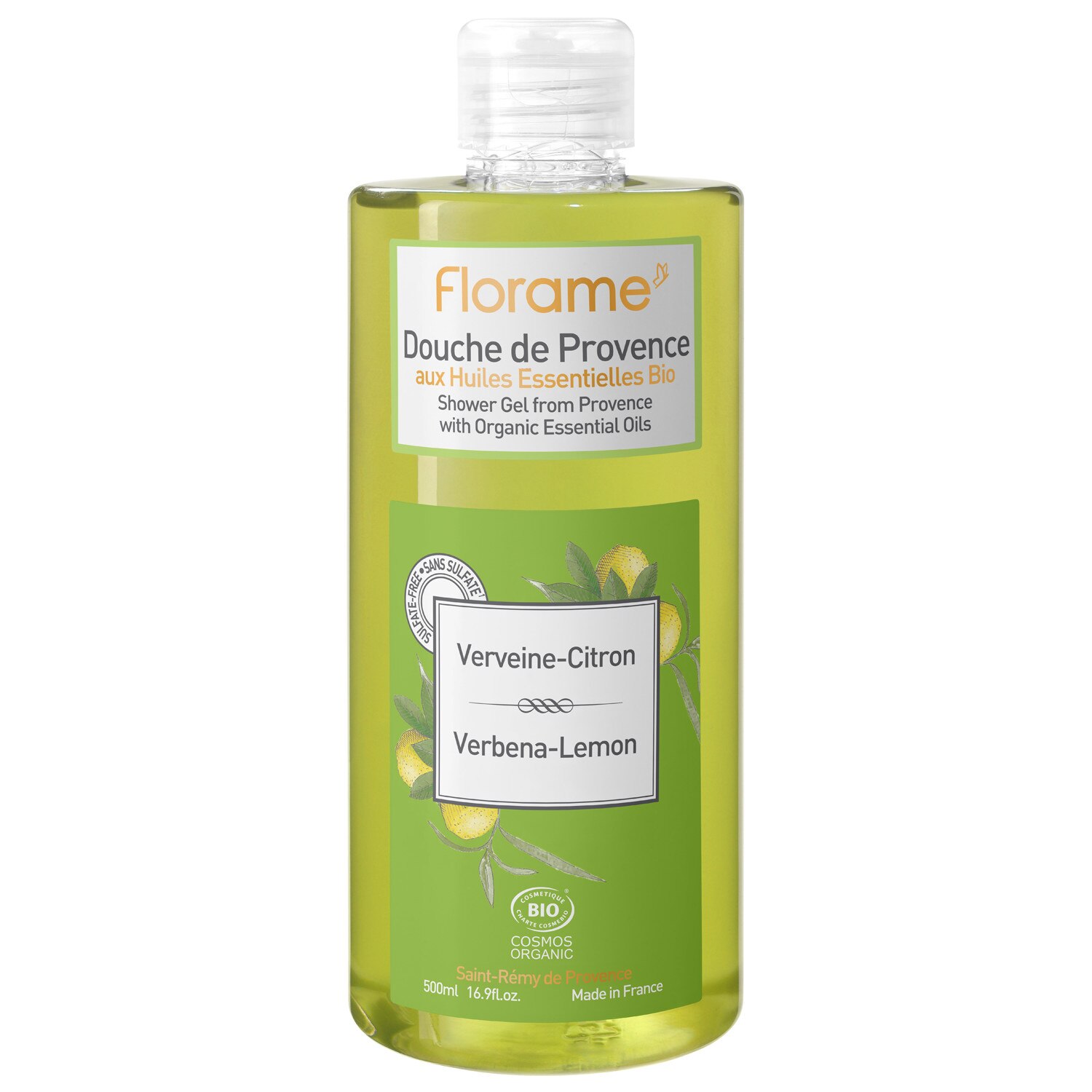 Gel dus verbina-lamaie bio, Florame, 500ml