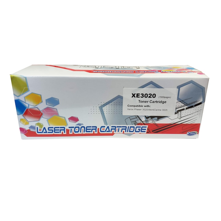 Cartus toner Optibay® compatibil cu Xerox 3020 3025 Negru, 106R02773, 1500 pagini pentru Xerox Phaser 3020, Xerox Phaser 3020BI, Xerox Workcentre 3025BI, Xerox Workcentre 3025NI