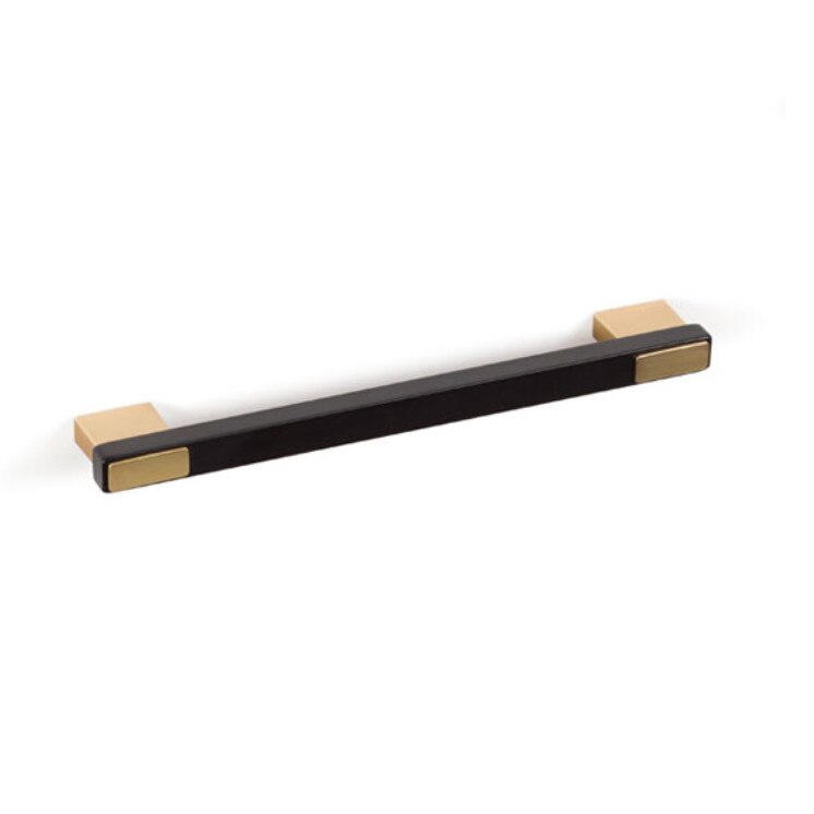 Maner pentru mobilier Rec, finisaj maro-auriu, L: 205 mm