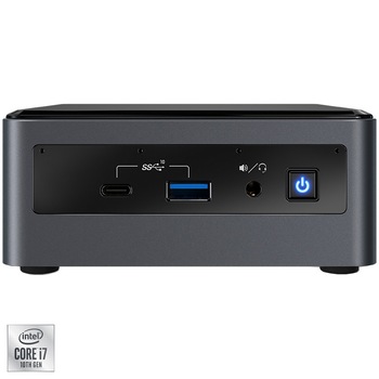Mini PC Intel® NUC Frost Canyon BXNUC10I7FNH2 cu procesor Intel® Core™ i7-10710U pana la 4.70 GHz, Comet Lake, fara RAM, fara stocare, Intel® UHD Graphics Mini PC Intel® NUC Frost Canyon BXNUC10I7FNH2 cu procesor Intel® Core™ i7-10710U pana la 4.70 GHz, Comet Lake, fara RAM, fara stocare, Intel® UHD Graphics
