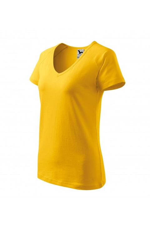 Tricou pentru dama, Galben, 128-04, S