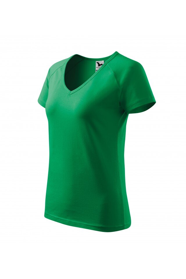 Tricou pentru dama, Verde mediu, 128-16, Verde
