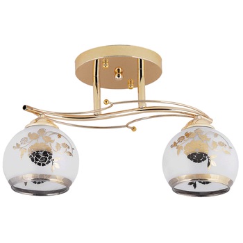 Lustra Interior Erste Vera 2x60W Max E27 EL0023795 Culoare Auriu Lustra Interior Erste Vera 2x60W Max E27 EL0023795 Culoare Auriu