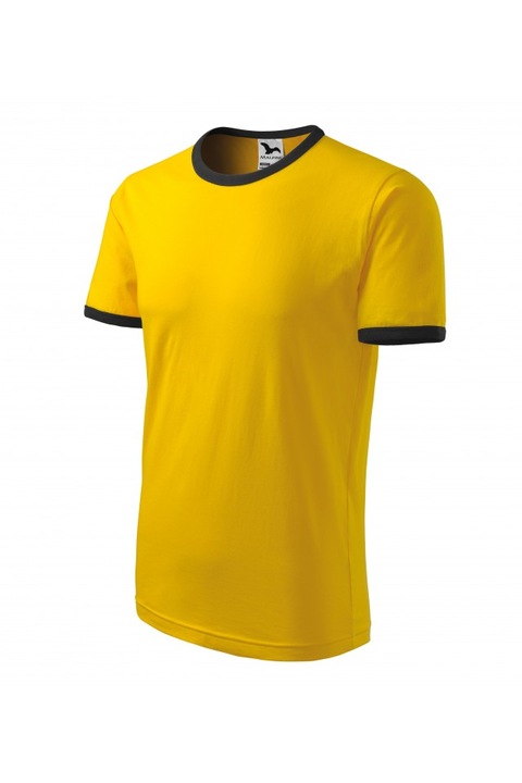 Tricou pentru barbati, Negru, 131-01, Galben