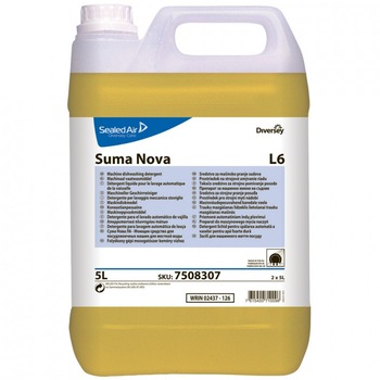 Detergent profesional concentrat pentru vase Suma Nova L6 5L Detergent profesional concentrat pentru vase Suma Nova L6 5L