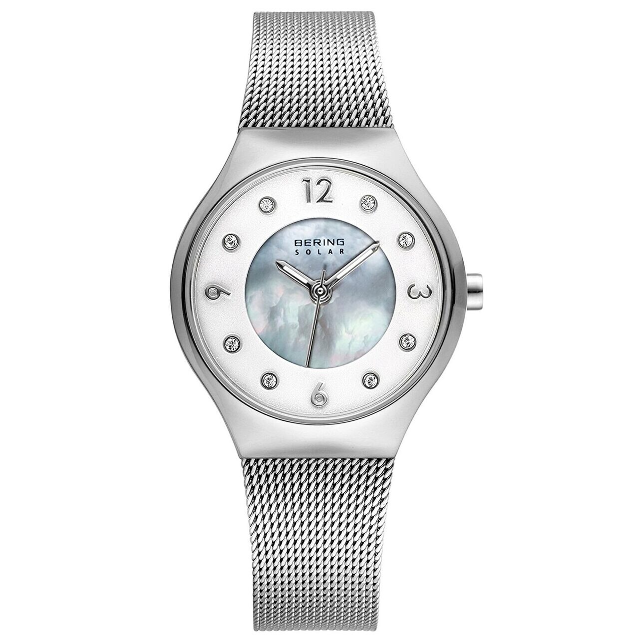 Ceas de dama Bering 14427-004, 27mm, 5ATM, Argintiu