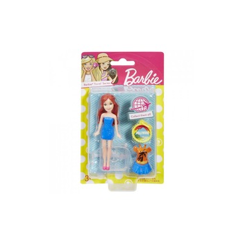 Figurina Barbie in jurul lumii - Los Angeles, Mattel Figurina Barbie in jurul lumii - Los Angeles, Mattel