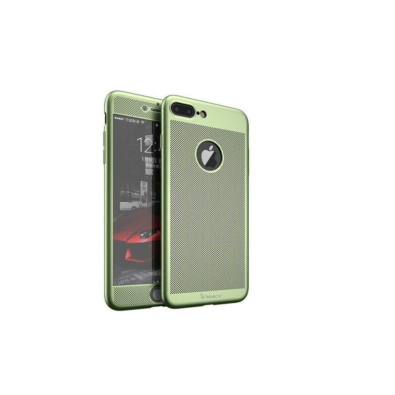 Husa Ipaky Air Plus 360 Grade Ultra Slim iPhone 7 Plus Verde Folie Sticla Inclusa